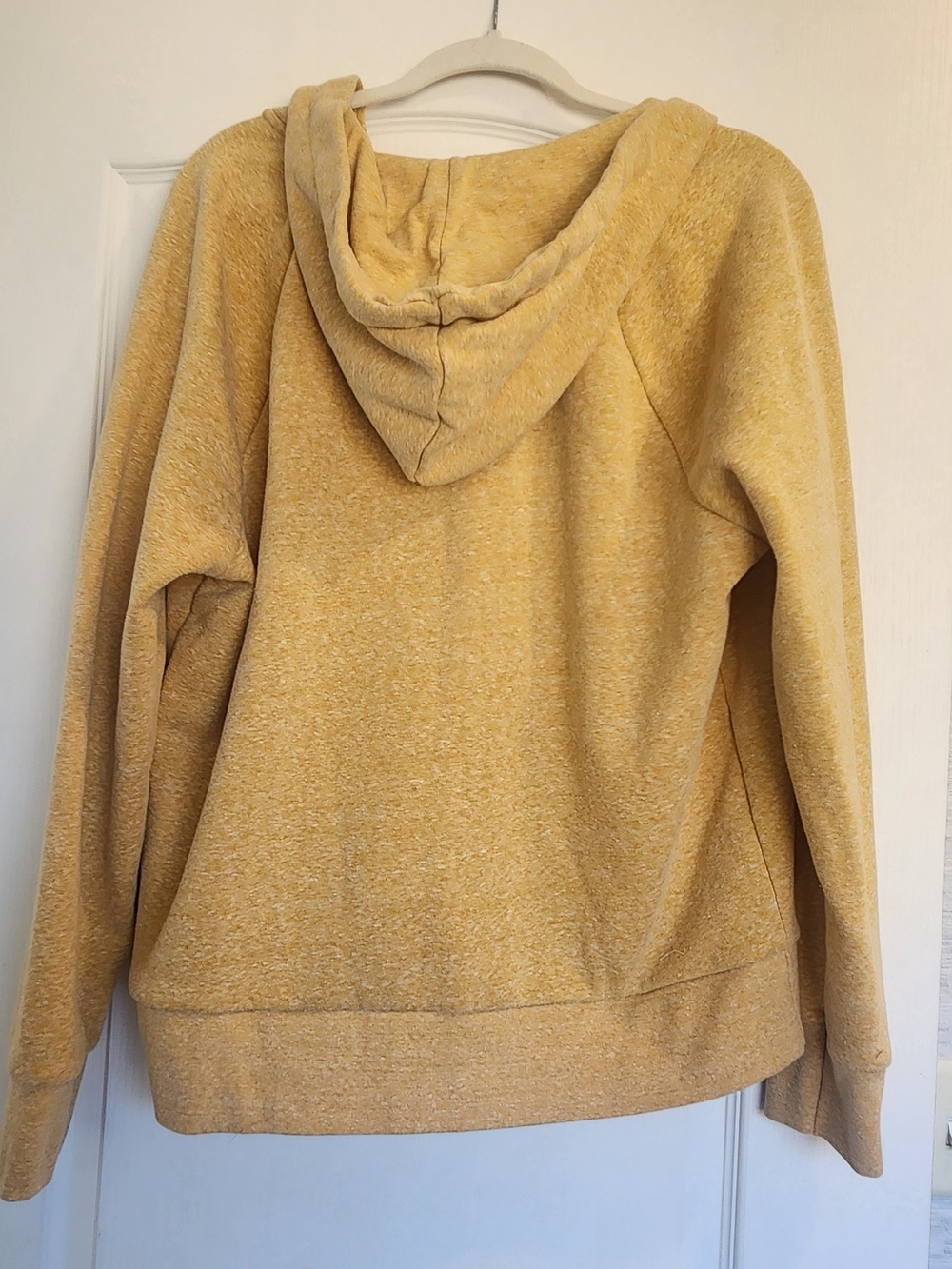 Time and Tru Mustard Womens Zip Up Sweatshirt XL Euc - Picture 3 of 3